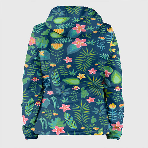 Женская куртка Тропический лес / 3D-Черный – фото 2