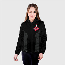 Куртка с капюшоном женская ASTRALIS: THE FORM, цвет: 3D-черный — фото 2