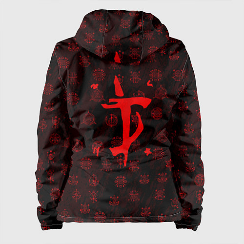 Женская куртка DOOM: Hellish signs / 3D-Белый – фото 2