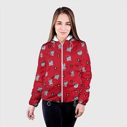 Куртка с капюшоном женская IKON Bears, цвет: 3D-белый — фото 2