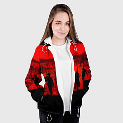 Куртка с капюшоном женская RDR 2: Sunset, цвет: 3D-белый — фото 2