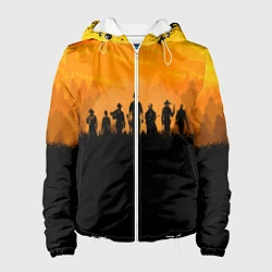 Куртка с капюшоном женская Red Dead Redemption: Orange Sun, цвет: 3D-белый