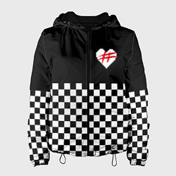 Женская куртка ФРЕНДЗОНА: ЧБ