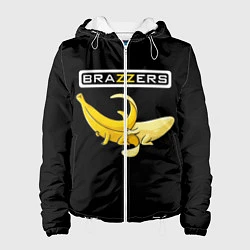 Куртка с капюшоном женская Brazzers: Black Banana, цвет: 3D-белый