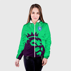 Куртка с капюшоном женская FIFA Barclays 2019, цвет: 3D-белый — фото 2