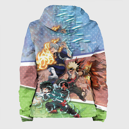 Женская куртка Геройская Академия / 3D-Черный – фото 2