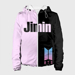 Куртка с капюшоном женская BTS Jimin, цвет: 3D-белый