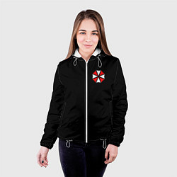 Куртка с капюшоном женская UMBRELLA CORP, цвет: 3D-белый — фото 2