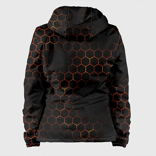 Женская куртка Apex Legends: Orange Carbon / 3D-Белый – фото 2