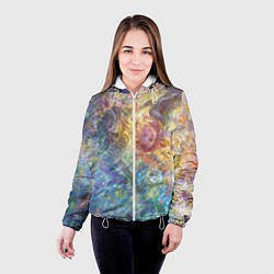 Куртка с капюшоном женская My Hero Academia абстракция, цвет: 3D-белый — фото 2