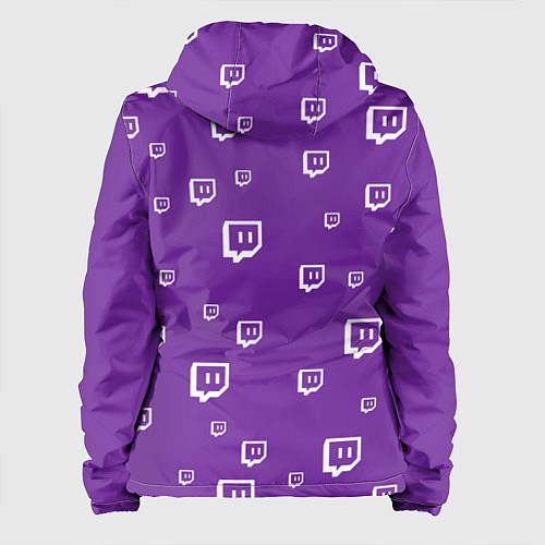 Женская куртка Twitch TV / 3D-Белый – фото 2