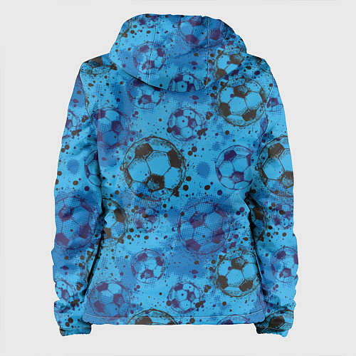 Женская куртка Футбольные мячи / 3D-Черный – фото 2