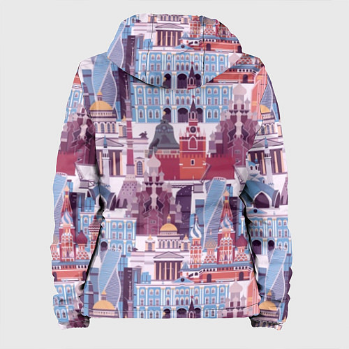 Женская куртка Москва архитектура / 3D-Белый – фото 2