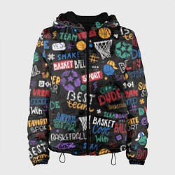 Женская куртка Баскетбол коллаж
