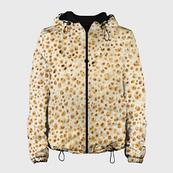 Куртка с капюшоном женская Блин, цвет: 3D-черный