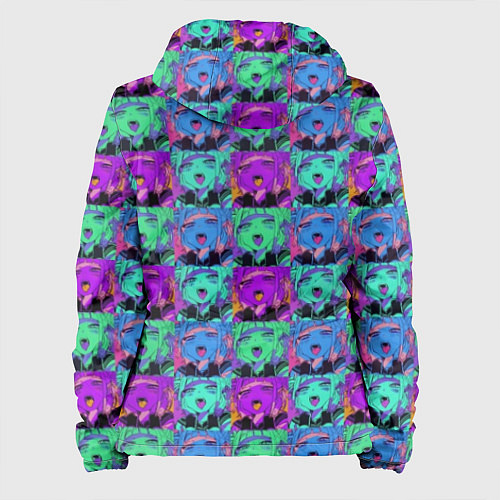 Женская куртка Моя геройская Академия тога ахегао / 3D-Белый – фото 2