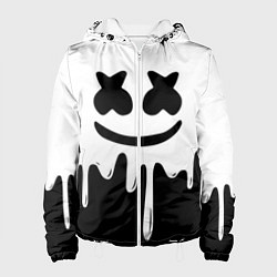 Куртка с капюшоном женская MELLO BLACK x WHITE, цвет: 3D-белый