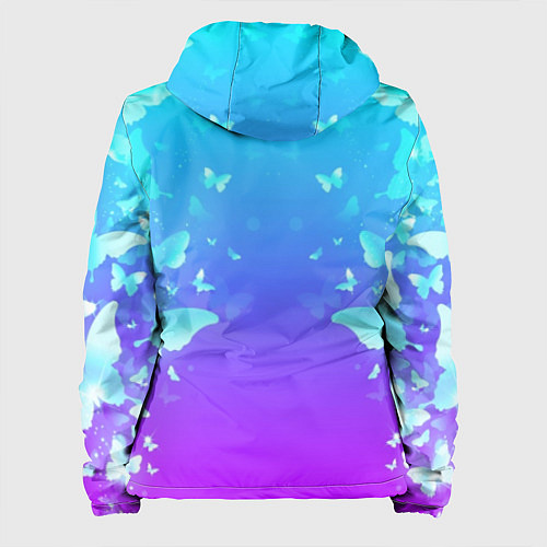 Женская куртка BTS: Violet Butterflies / 3D-Черный – фото 2