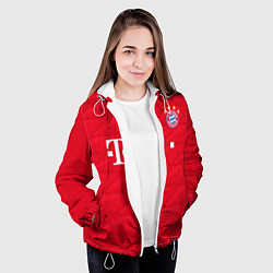 Куртка с капюшоном женская FC Bayern: Home 19-20, цвет: 3D-белый — фото 2
