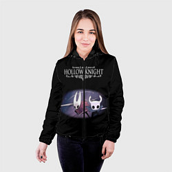 Куртка с капюшоном женская Hollow Knight, цвет: 3D-черный — фото 2