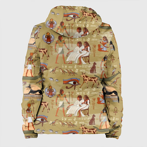 Женская куртка Египетские фрески / 3D-Белый – фото 2