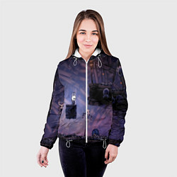 Куртка с капюшоном женская HOLLOW KNIGHT, цвет: 3D-белый — фото 2