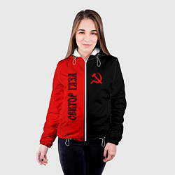 Куртка с капюшоном женская Сектор Газа, цвет: 3D-белый — фото 2