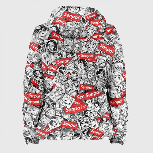 Женская куртка Senpai x Ahegao / 3D-Белый – фото 2