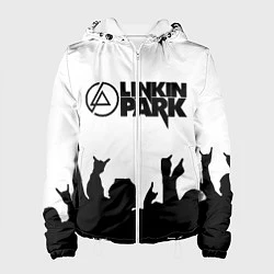 Куртка с капюшоном женская LINKIN PARK, цвет: 3D-белый