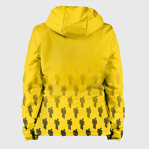 Женская куртка Billie Eilish: Yellow Autograph / 3D-Черный – фото 2