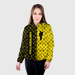 Куртка с капюшоном женская BILLIE EILISH x LV Yellow, цвет: 3D-черный — фото 2