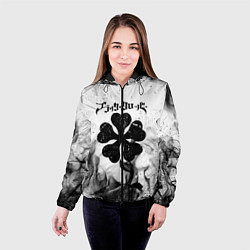 Куртка с капюшоном женская ЧЁРНЫЙ КЛЕВЕР, цвет: 3D-черный — фото 2