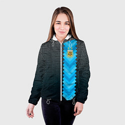 Куртка с капюшоном женская Аргентина форма, цвет: 3D-белый — фото 2