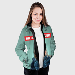 Куртка с капюшоном женская Billie Eilish, цвет: 3D-черный — фото 2