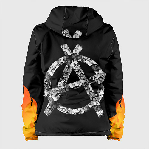 Женская куртка Король и Шут Анархия спина / 3D-Белый – фото 2