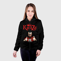 Куртка с капюшоном женская Князь, цвет: 3D-черный — фото 2