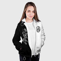 Куртка с капюшоном женская Stray Kids, цвет: 3D-белый — фото 2