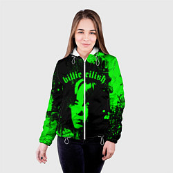 Куртка с капюшоном женская Billie eilish, цвет: 3D-белый — фото 2
