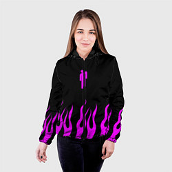 Куртка с капюшоном женская Billie eilish, цвет: 3D-черный — фото 2