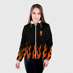 Куртка с капюшоном женская Billie Eilish, цвет: 3D-белый — фото 2