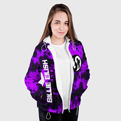Куртка с капюшоном женская Billie eilish, цвет: 3D-белый — фото 2