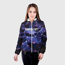 Куртка с капюшоном женская DETROIT:BECOME HUMAN 2019, цвет: 3D-белый — фото 2