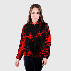 Куртка с капюшоном женская АлисА, цвет: 3D-черный — фото 2