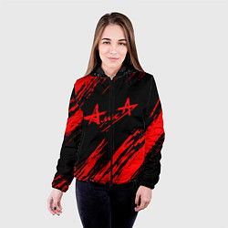 Куртка с капюшоном женская АлисА, цвет: 3D-черный — фото 2