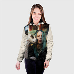 Куртка с капюшоном женская BILLIE EILISH, цвет: 3D-черный — фото 2