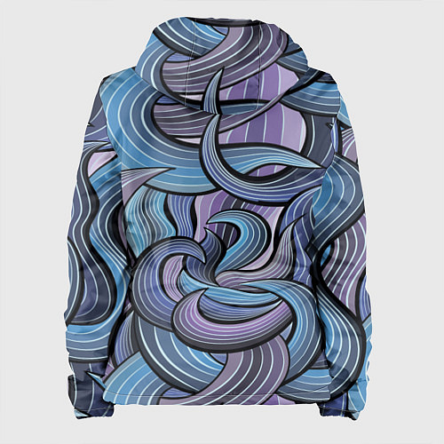 Женская куртка Абстрактные краски / 3D-Белый – фото 2