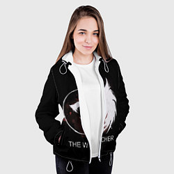 Куртка с капюшоном женская The Witcher, цвет: 3D-белый — фото 2