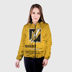 Куртка с капюшоном женская Bandit R6s, цвет: 3D-черный — фото 2