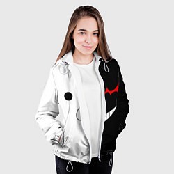 Куртка с капюшоном женская Monokuma, цвет: 3D-белый — фото 2
