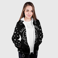 Куртка с капюшоном женская ВЕДЬМАК, цвет: 3D-белый — фото 2